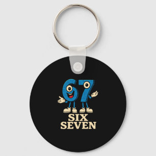 67 Six Seven 6-7 - Grappige Italiaanse Brainrot Ki Sleutelhanger