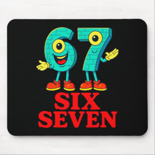 67 Six Seven 6-7 Grappige Italiaanse Brainrot Pret Muismat