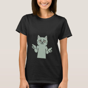 67 Six Seven 6-7 Groene Kat - Grappige Kinderen Ga T-shirt