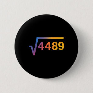 67 Six Seven 6-7 Meme Ronde Button 5,7 Cm