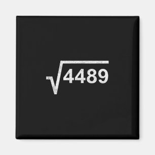 67 Six Seven 6-7 Meme Vierkantswortel 4489 Slang W Magneet