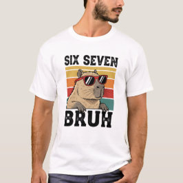 67 Six Seven Bruh Capybara T-shirt