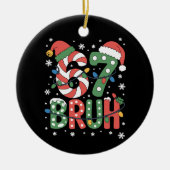 67 Six Seven Bruh Funny Christmas 6 7 Meme Keramisch Ornament (Voorkant)