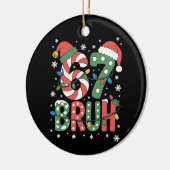 67 Six Seven Bruh Funny Christmas 6 7 Meme Keramisch Ornament (Links)