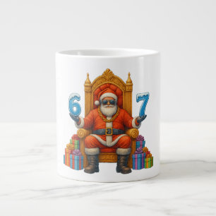 67 Six Seven Bruh Sinterklaas Maatwerk - Gepersona Extra Grote Beker