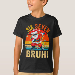 67 Six Seven Burh Grappig Kerstmis 6 7 Meme Mannen T-shirt