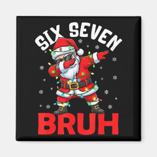 67 Six Seven Burh Grappige Kerstmis 6 7 Meme Manne Magneet