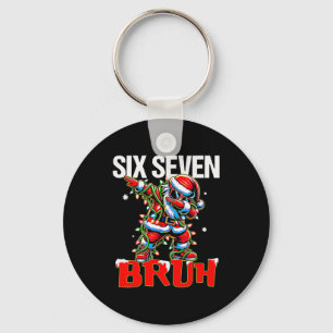 67 Six Seven Burh Sinterklaas Kerstmis 6 7 Meme Ma Sleutelhanger