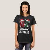 67 Six Seven Christmas Bruh Funny Italian Brainrot T-shirt (Voorkant volledig)