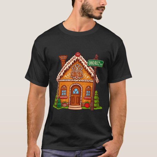 67 Six Seven Gingerbread House Funny Teacher Chris T-shirt (Voorkant)