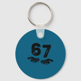 67 Six Seven Grappig 6 7 Meme Gen Alpha Slang 6 7 Sleutelhanger