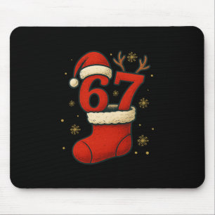 67 Six Seven Grappige Gen Alpha Meme Kerstmis 2025 Muismat