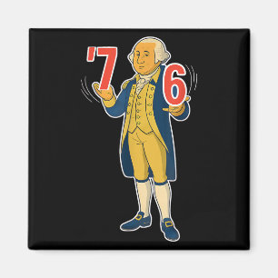 67 Six Seven Grappige George Washington Meme Magneet