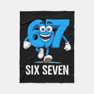 67 Six Seven Grappige Italiaanse Brainrot Kids Gam Fleece Deken