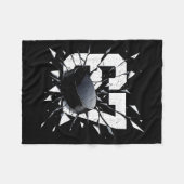 67 Six Seven Hockey Gen Alpha Brainrot Meme  Fleece Deken (Voorkant (Horizontaal))