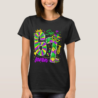 67 Six Seven Mardi Gras Carnival New Orleans Fleur T-shirt