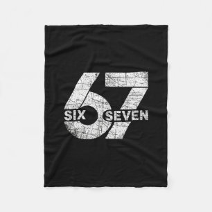 67 Six Seven Meme 2 Fleece Deken