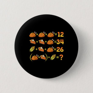 67 Six Seven Meme Wiskunde Thanksgiving Vergelijki Ronde Button 5,7 Cm