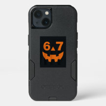 67 Six Seven Pumpkin Face Phone Case
