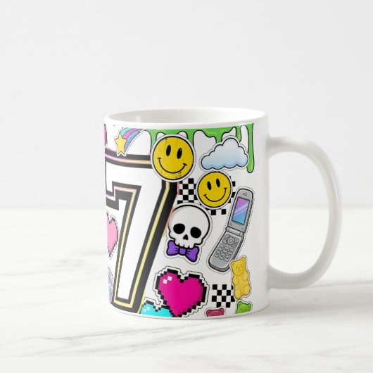 67 Six Seven Retro Y2K Aesthetic mug  (Droite)