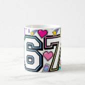 67 Six Seven Rétro Y2K Mug esthétique (Centre)