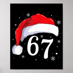 67 Six Seven Sinterklaas Grappig Kerstmis 6 7 Meme Poster