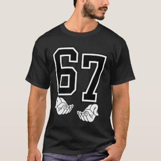 67 Six Seven, Skibidi Toilet Gen Alpha met Slang F T-shirt