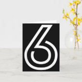 67 Sixty Seven Halloween Costume Design Funny 6 7 Kaart (Gele Bloem)