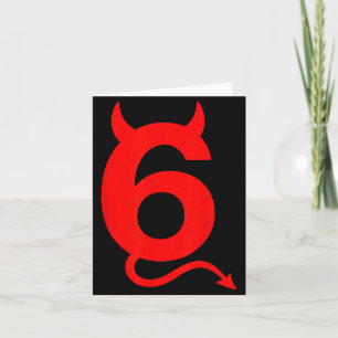 67 Sixty Seven Halloween Kostuum Duivel Grappig 6 Kaart