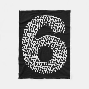 67 Sixty Seven Halloween Kostuum Ontwerp Grappig 6 Fleece Deken