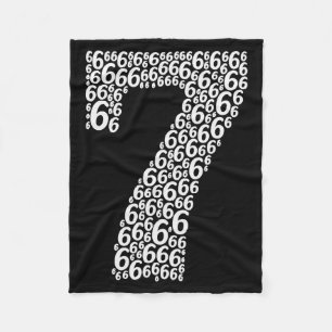 67 Sixty Seven Halloween Kostuum Ontwerp Grappig 6 Fleece Deken