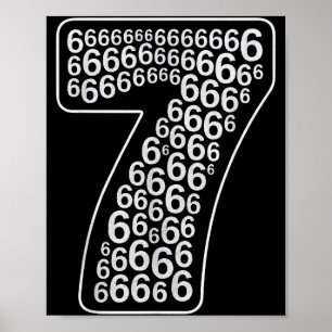 67 Sixty Seven Halloween Kostuum Ontwerp Grappig 6 Poster