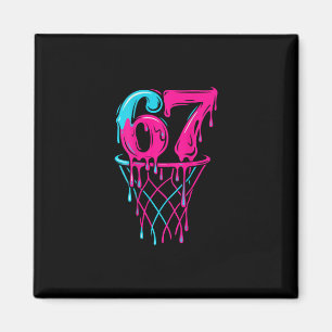 67 Sketll Drip Six Seven Grappige Gen Alpha  Magneet