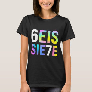 67 Spaanse Meme Seis Siete Zes Zeven Grappig Spanj T-shirt