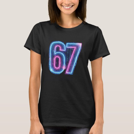 67 Streetwear Graphic T-Shirt Design (Devant)