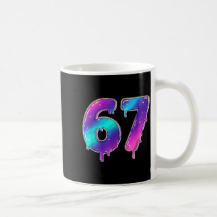 67 T-shirt, 67 Meme-honkbal Lifestyle 101 Kleding Koffiemok