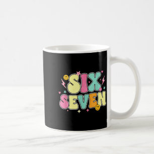 67 T-shirt voor leraren 67 Meme Vrouwen Leraar Zes Koffiemok