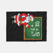 67 Teacher Christmas Santa Six Seven Meme Brainrot Fleece Deken (Voorkant (Horizontaal))
