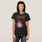67 Teacher Halloween Ghost Six Seven Meme Math Equ T-shirt (Voorkant volledig)