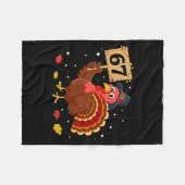 67 Thanksgiving Turkey Meme Six Seven 6 7 Fleece Deken (Voorkant (Horizontaal))