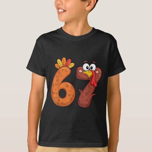 67 Thanksgiving Turkey  T-shirt (Voorkant)