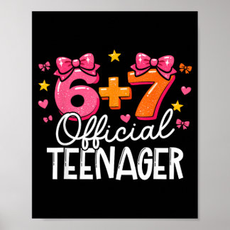67 Tiener 67 Meme Zes Zeven Brainrot Poster