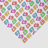 "67" Virale Confetti Tissuepapier (Detail)