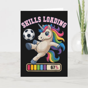 67 Voetbal Eenhoorn Vaardigheden Laden Alleen Meis Kaart