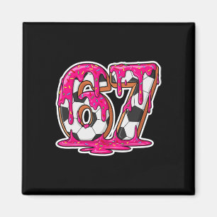 67 Voetbal Ijs Drip Hersenrot Meme _1 Magneet