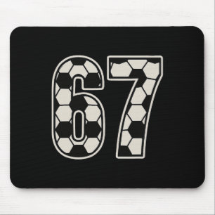 67 Voetbal Zes Zeven 6 7 Meme 67 _1 Muismat