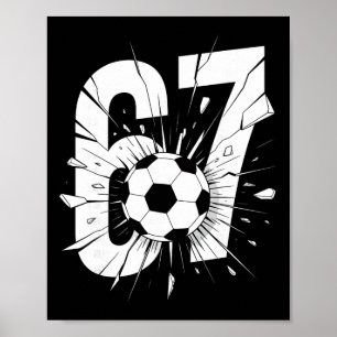 67 Voetbal Zes Zeven 6 7 Meme 67 _2  Poster