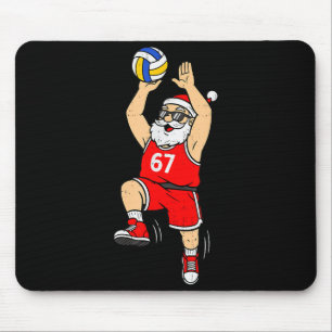 67 Volleybal Kerstman Zes Zeven Meme Kerst Srt M Muismat