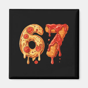 67 Zza Meme Grappig Zes Zeven Gen Alpha Sla Jonge Magneet
