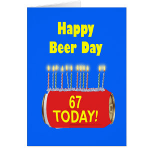 67e Happy Beer Day Verjaardag